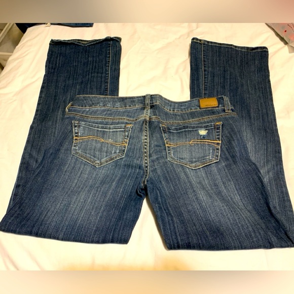 Forever 21 Distressed Bootcut Jeans, size 29. - Picture 1 of 5